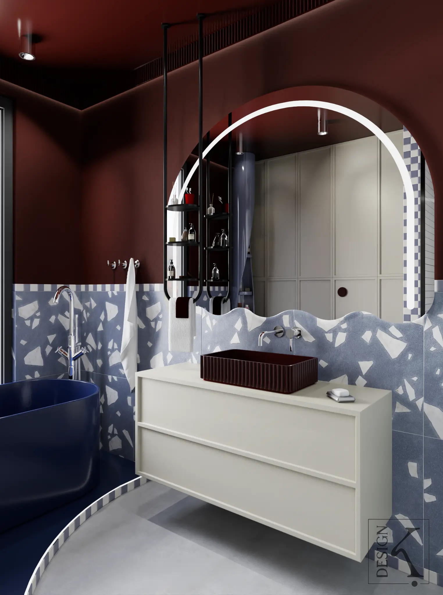 Retro Modern Bathroom